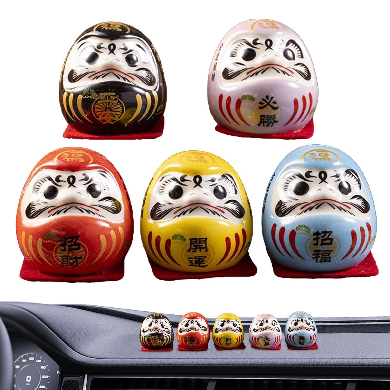Interior Design Apartment - Poupée Daruma en céramique japonaise, Mini