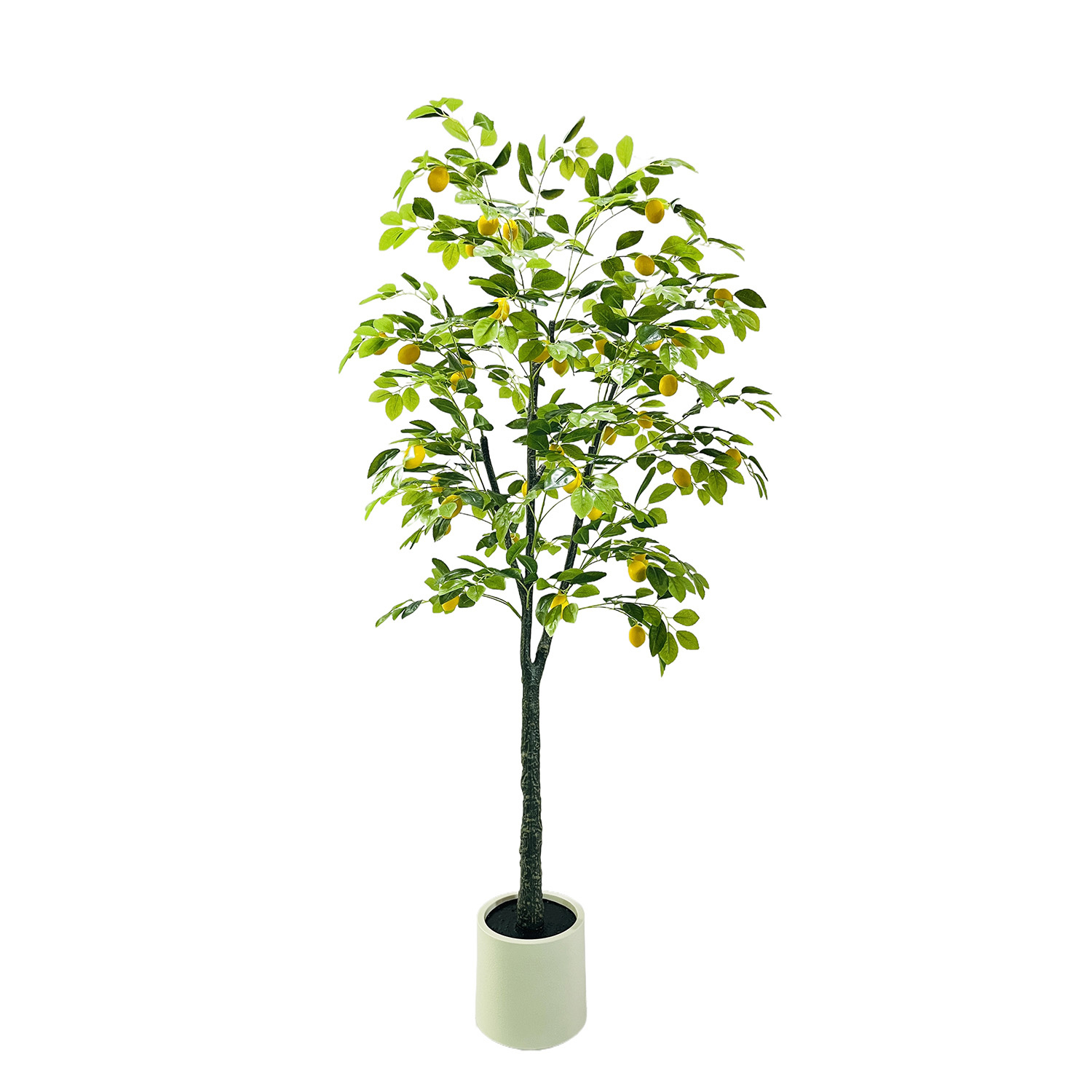 Interior Design Apartment - Citronnier artificiel, grande plante artificielle en