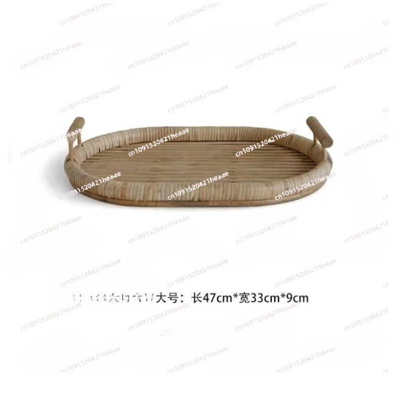 Plateau en rotin avec poignées - Rattan Tray Handle avis et prix