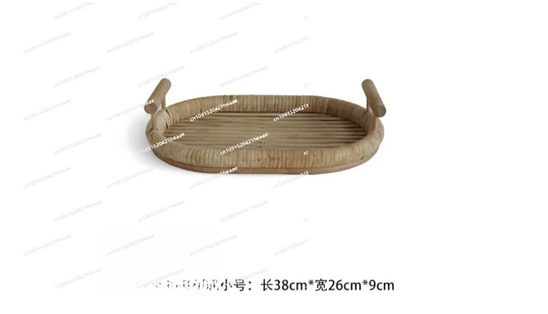 Plateau en rotin avec poignées - Rattan Tray Handle avis et prix