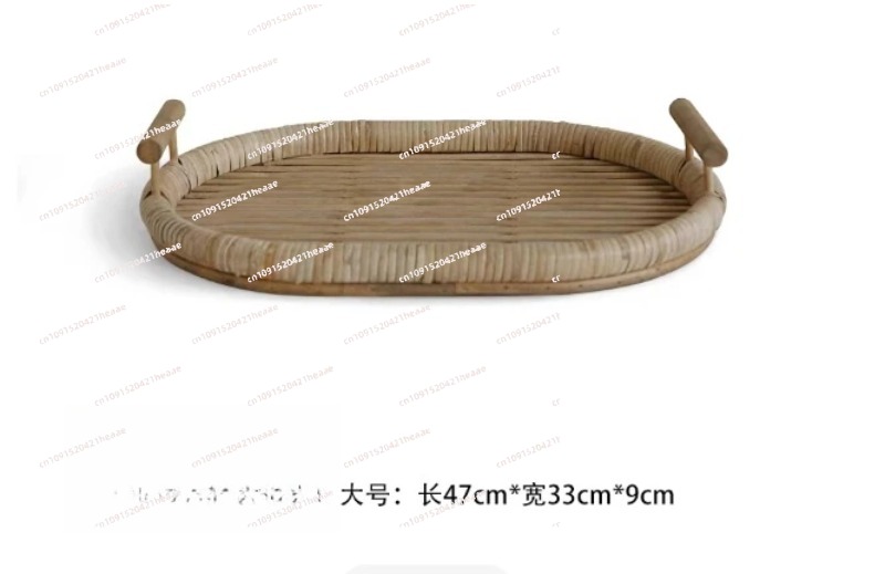 Plateau en rotin avec poignées - Rattan Tray Handle avis et prix