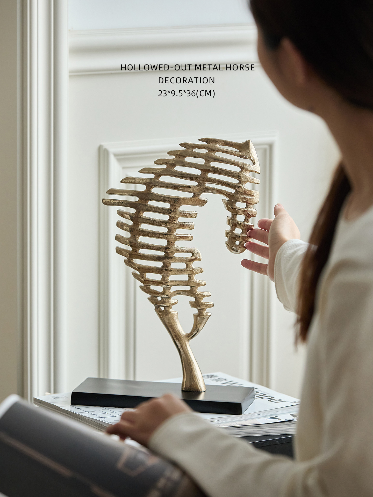 Sculpture Figurine Cheval Anné - Interior Design Apartment avis et prix