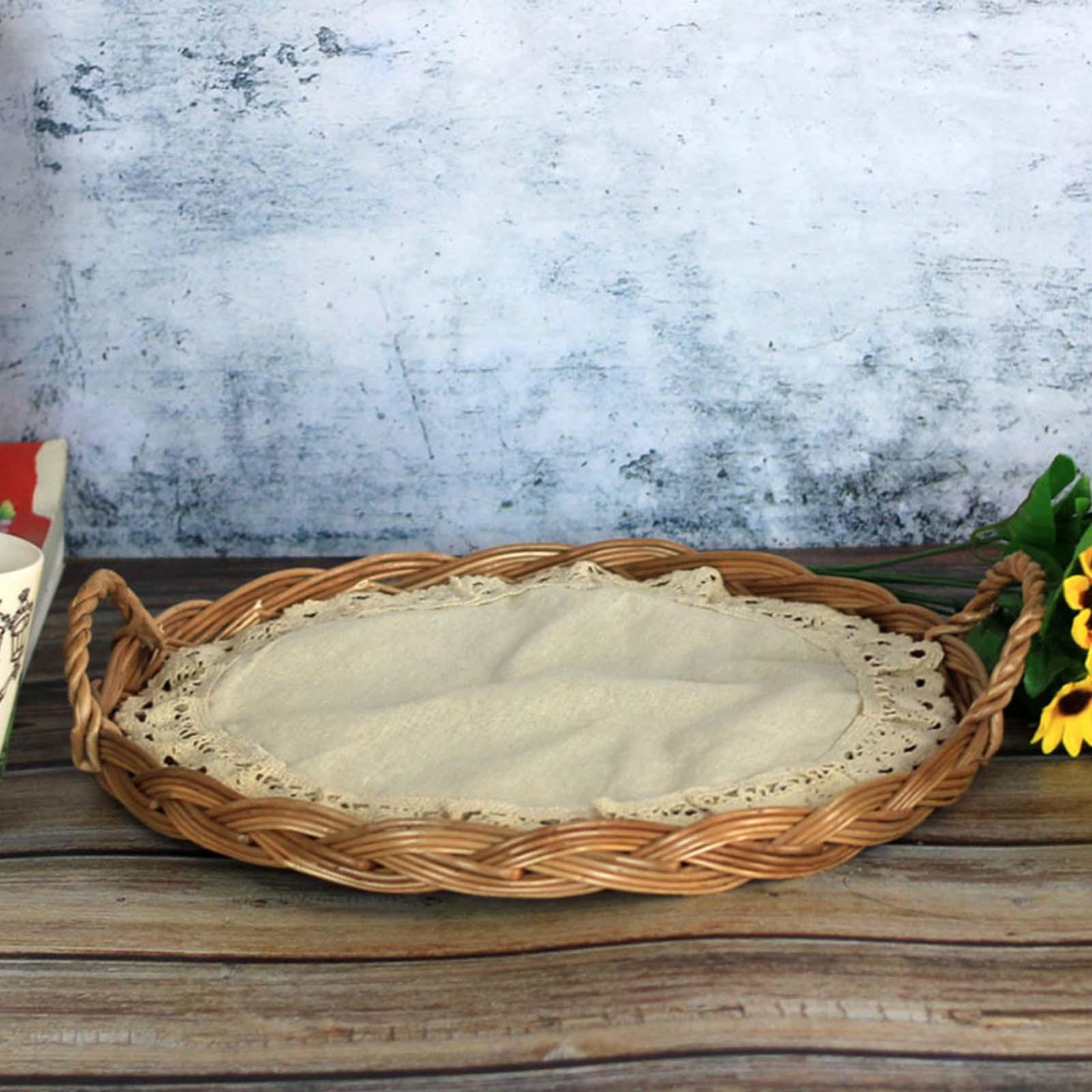 Couvercle de dôme alimentaire  - Rattan Tray Handle avis et prix