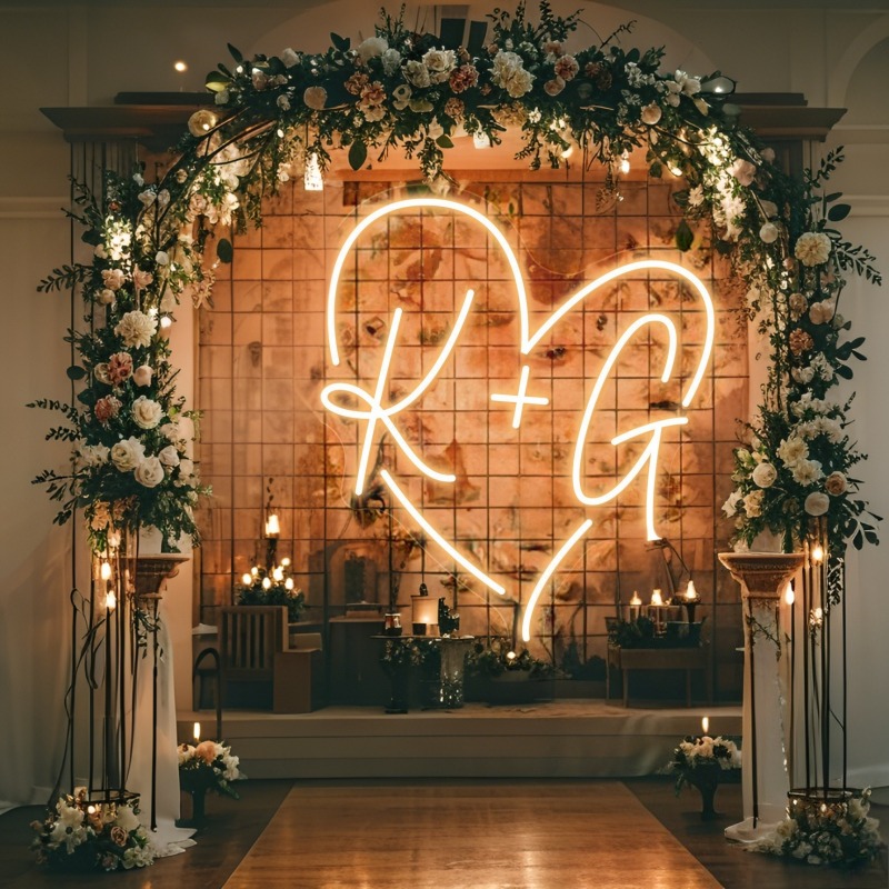 Enseigne au néon LED en forme  - Interior Design Names avis et prix