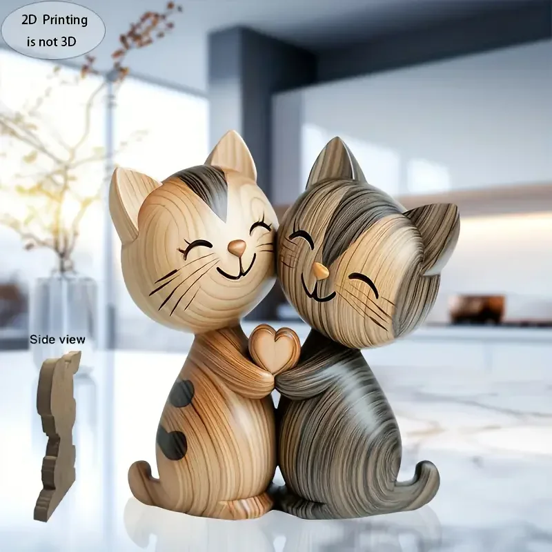 Sculpture de Couple chaton en  - Interior Design Apartment avis et prix