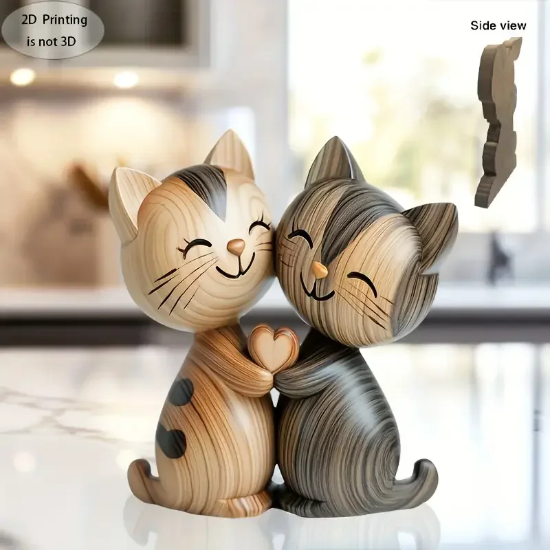 Sculpture de Couple chaton en  - Interior Design Apartment avis et prix