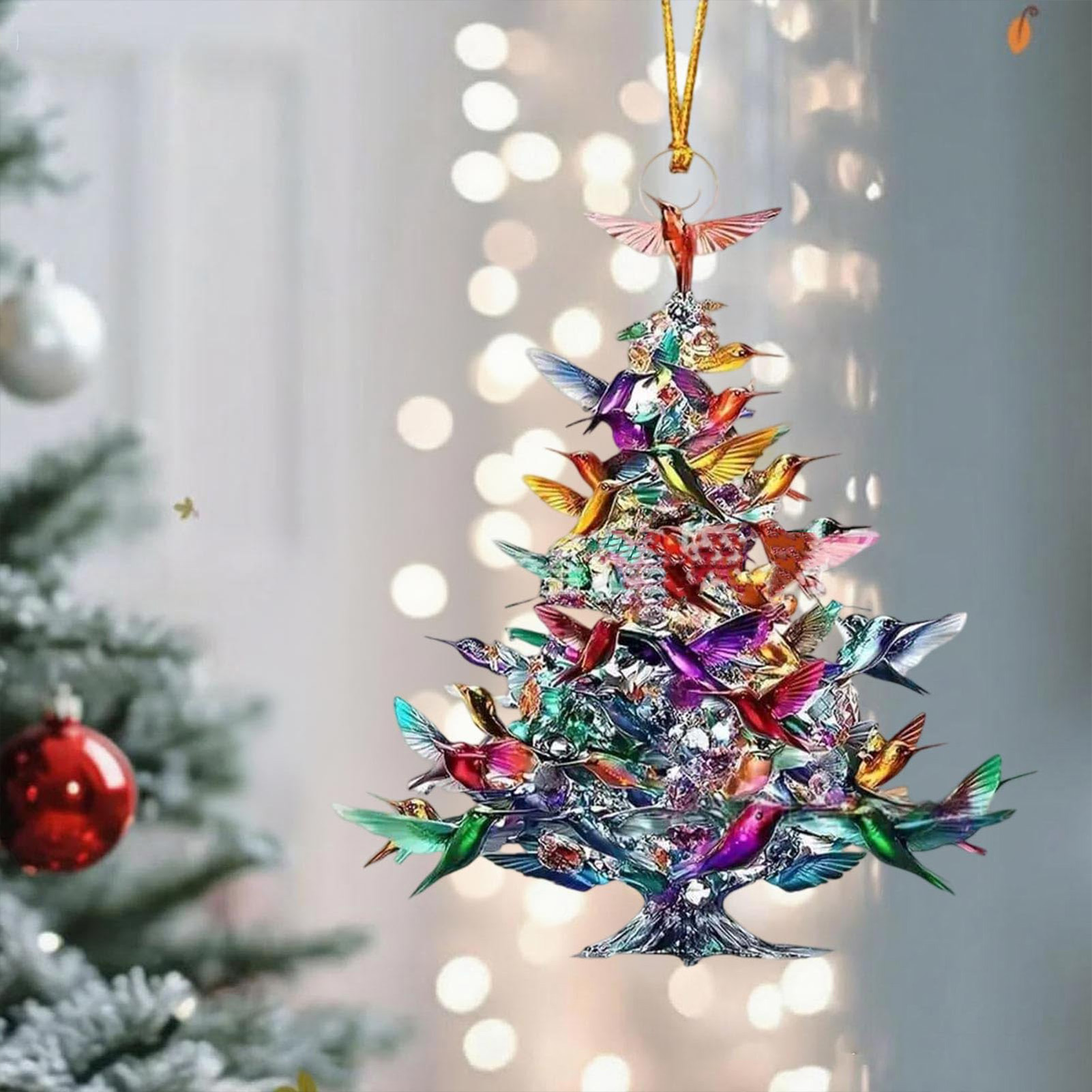Ornements d'oiseaux en acryliq - Interior Design Xmas avis et prix