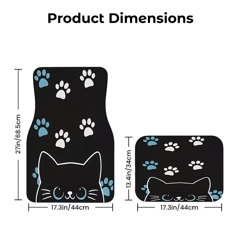 Tapis de sol de voiture 4 pièc - Interior Design Experience avis et prix