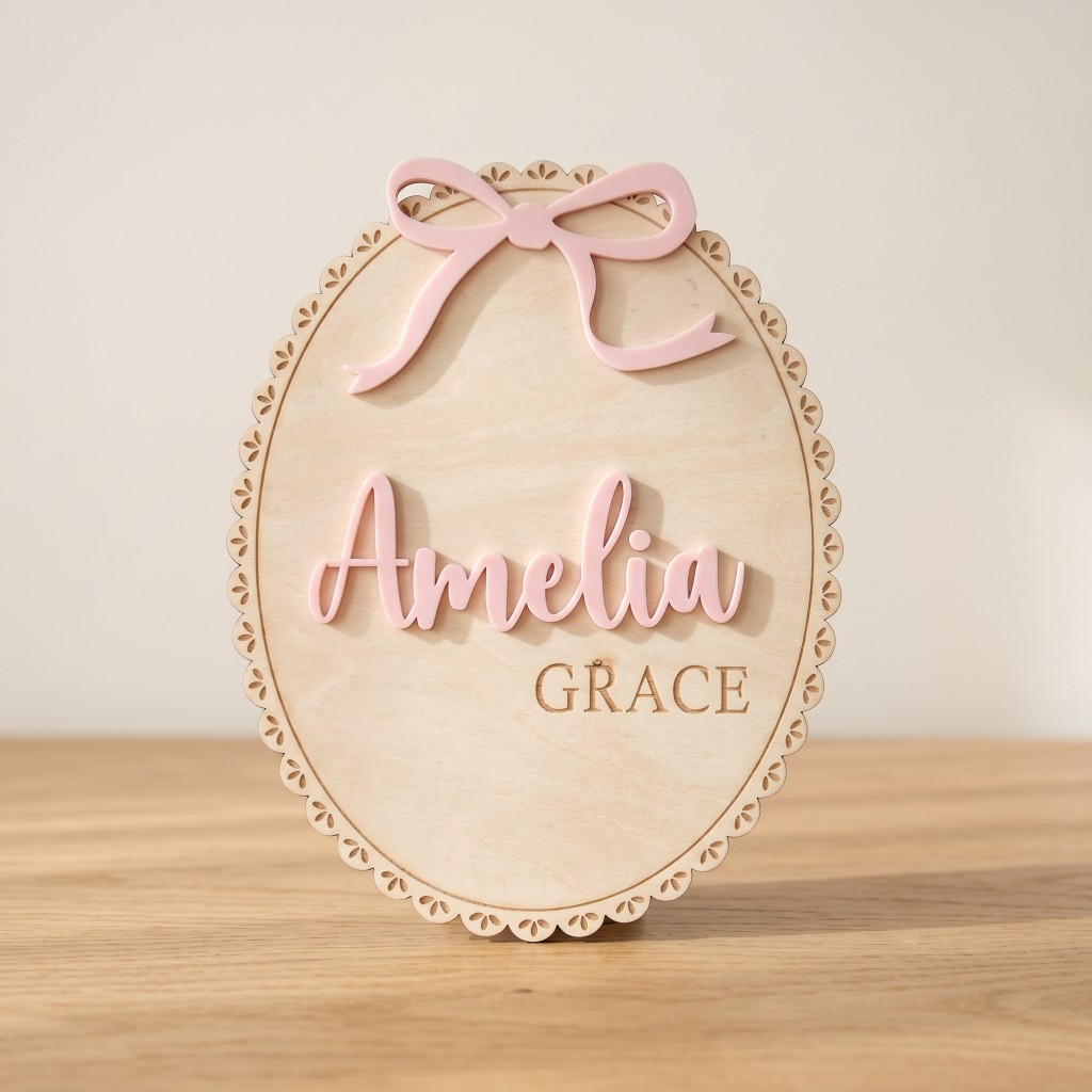1 plaque nominative personnali - Interior Design Names avis et prix