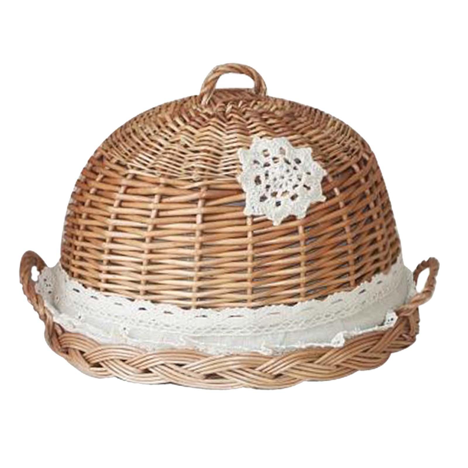 Couvercle de dôme alimentaire  - Rattan Tray Handle avis et prix