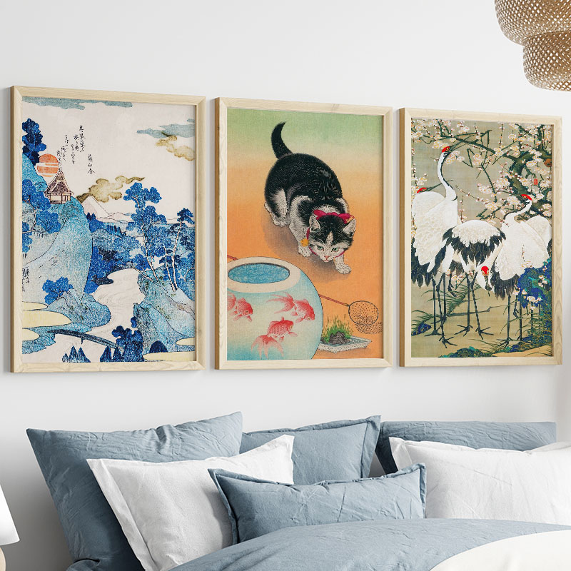 Peinture sur toile japonaise K - Interior Design Apartment avis et prix