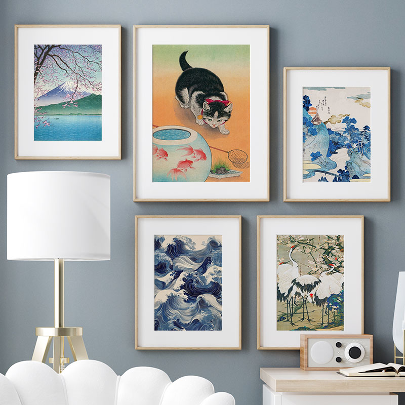 Peinture sur toile japonaise K - Interior Design Apartment avis et prix