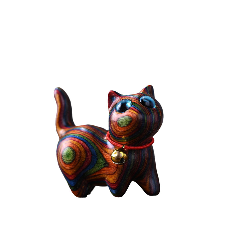 Petite statue de chaton en boi - Interior Design Apartment avis et prix