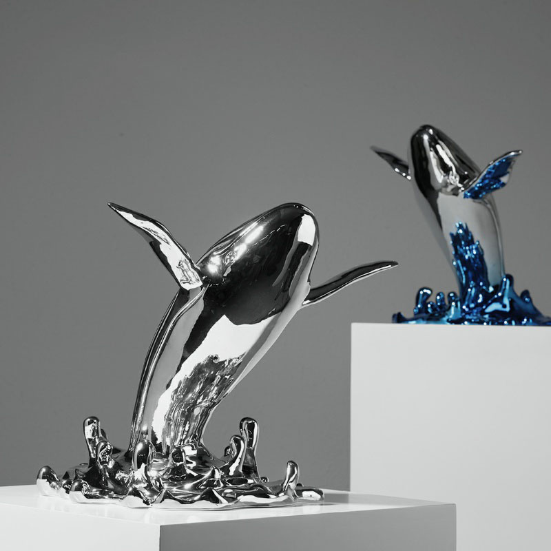 Sculpture de baleine sautante  - Interior Design Xmas avis et prix