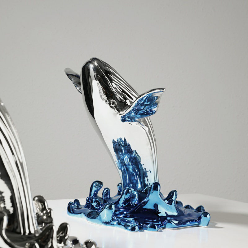 Sculpture de baleine sautante  - Interior Design Xmas avis et prix
