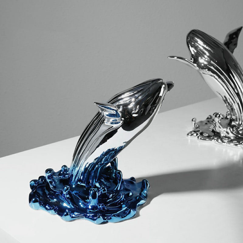 Sculpture de baleine sautante  - Interior Design Xmas avis et prix