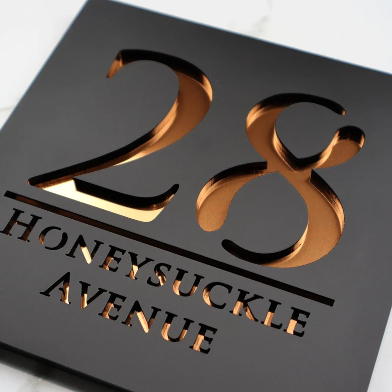 Numéros de maison modernes en  - Interior Design Names avis et prix